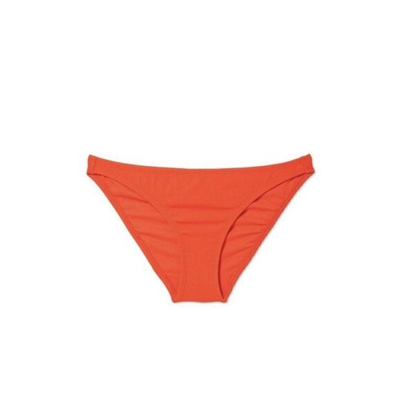 Xhilaration Other - Xhilaration Cheeky Orange Ribbed Bikini Bottom NWT